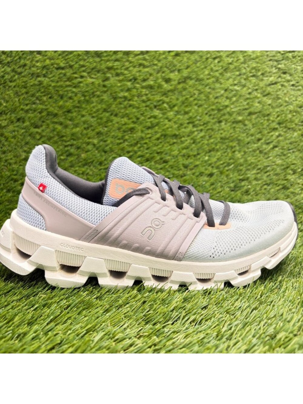 On Cloudswift 3 AD Womens Size 8.5 Blue Pink Athletic Running Shoes Sneakers